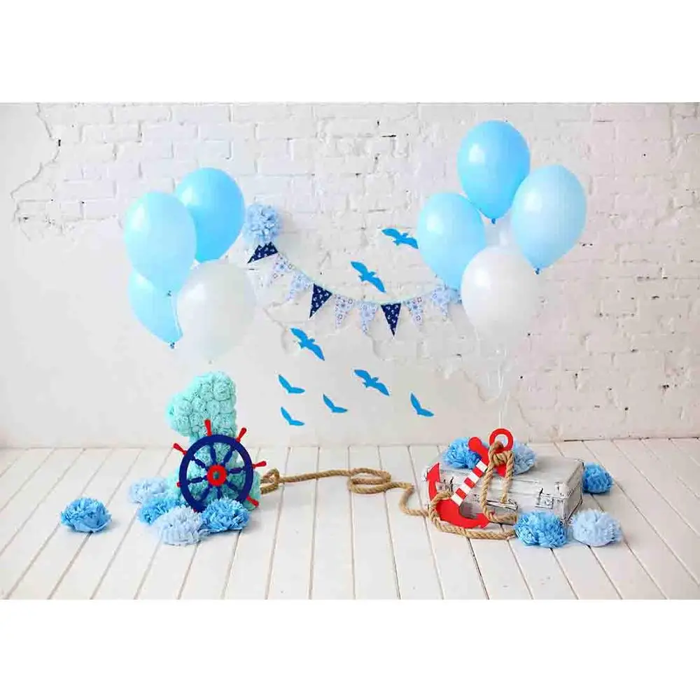 

Vinyl Custom Photography Prop Children and Happy birthday theme Photo Studio Background NY2-625534