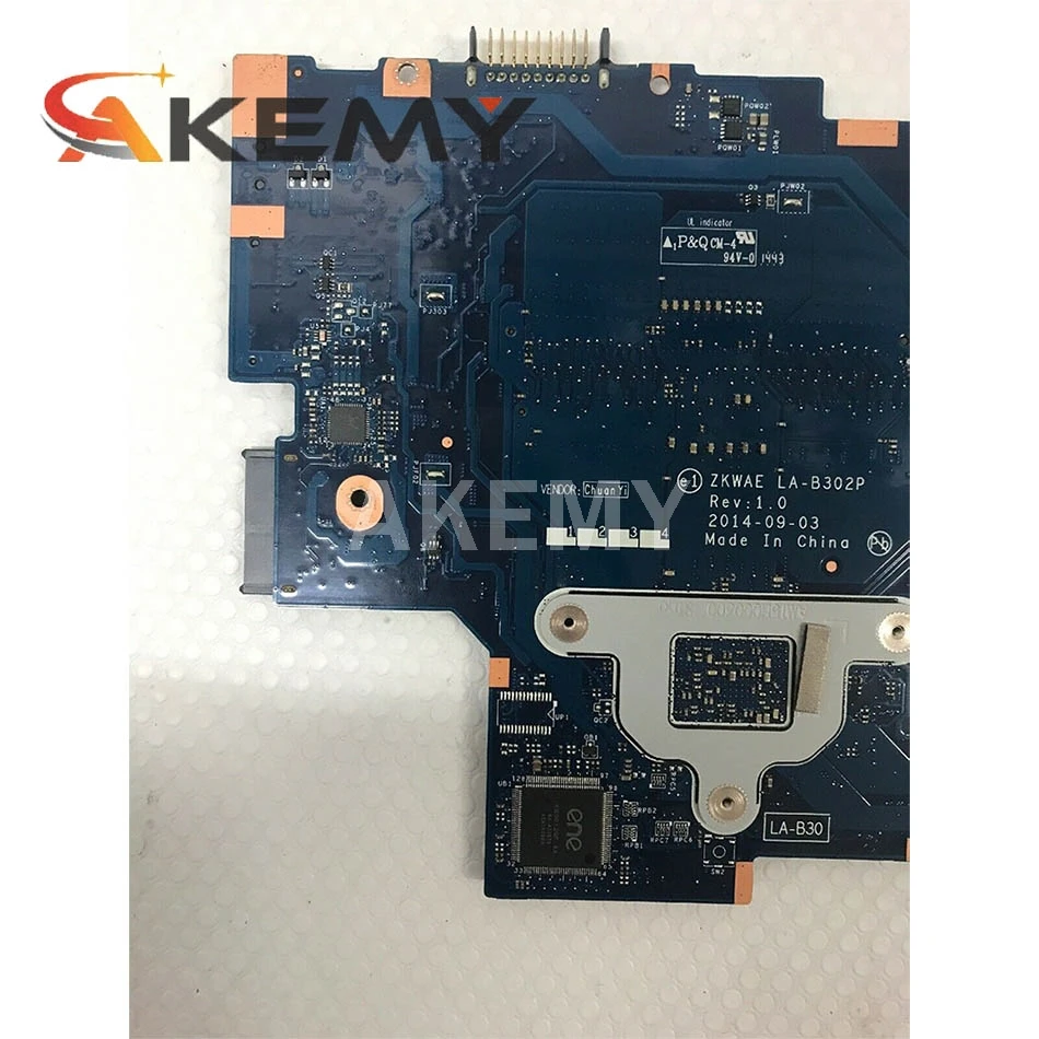 Akemy ZKWAE LA-B302P для TOSHIBA Satellite C50 C55 C50D C55D C55Dt-B Материнская плата ноутбука DDR3L ЦП AMD на