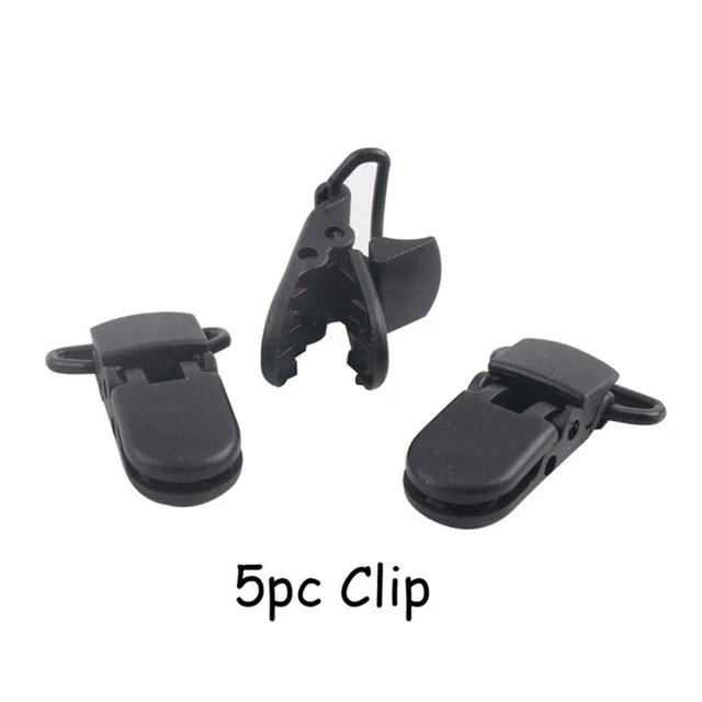 Black Clip 100D нейлон высокоэластичная красочные Веревка DIY аксессуары DIY чтобы занять ребенка цепи и браслет пятностойкий шёлк канат капроновый Coard - Цвет: Black Clip