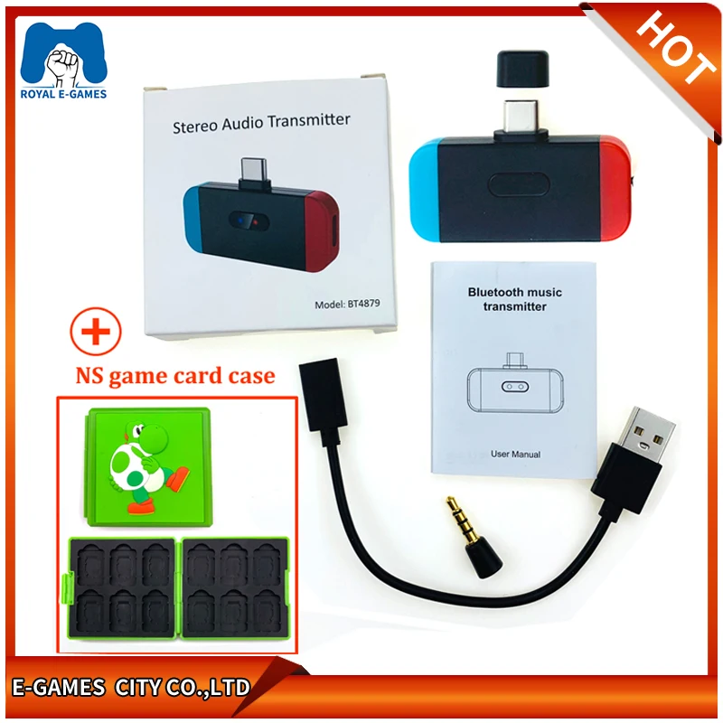 Новое поступление! Беспроводной аудио адаптер для Nintendo Switch/сотового телефона/ПК