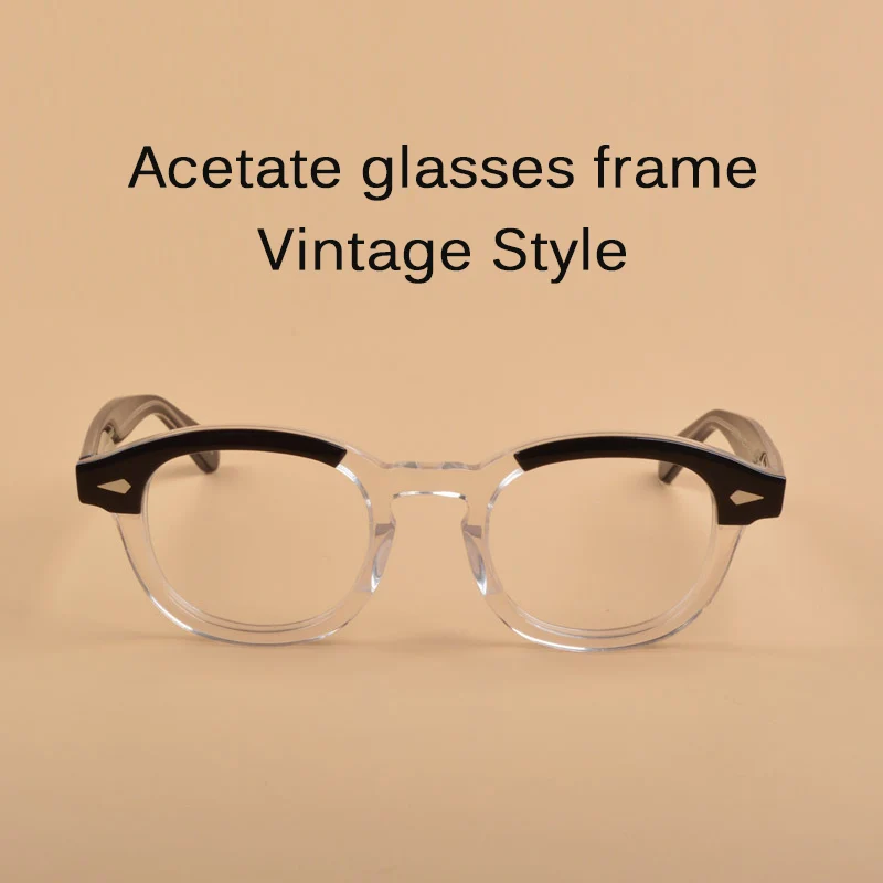 Мужские и женские очки в оправе Джонни Depp оправа для очков из ацетата с