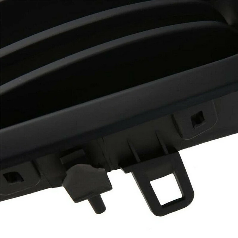 

Matte Black Front Bumper Dual Slat Front Kidney Grill Grille For-BMW X5 X6 E70 E71 2007-2014