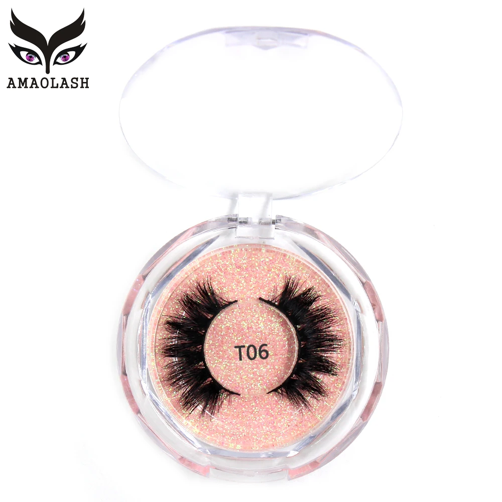 Ресницы AMAOLASH 3D норковые ресницы натуральные Длинные повседневные драматические