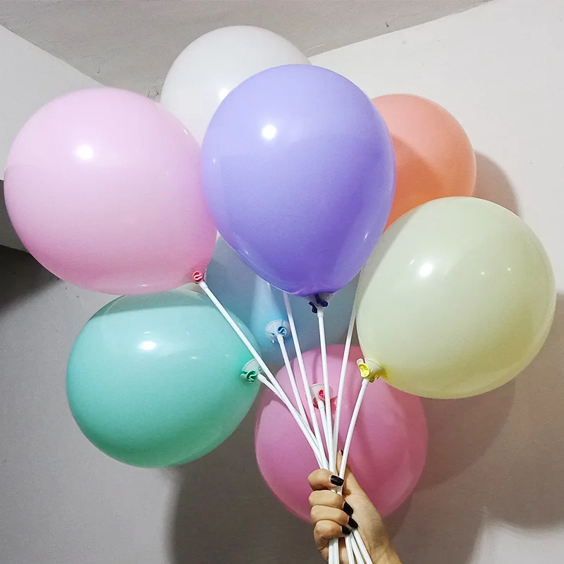 20pcs 30cm Latex Balloon Stick with Cup Balloons Holder Sticks White PVC Rods Baloon Party Supplies Decoration Accessories | Дом и сад