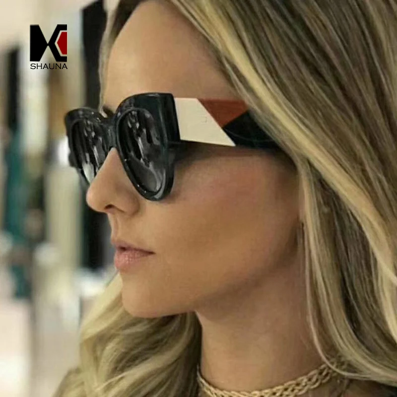 Женские квадратные солнцезащитные очки модные мужские смешанных цветов с