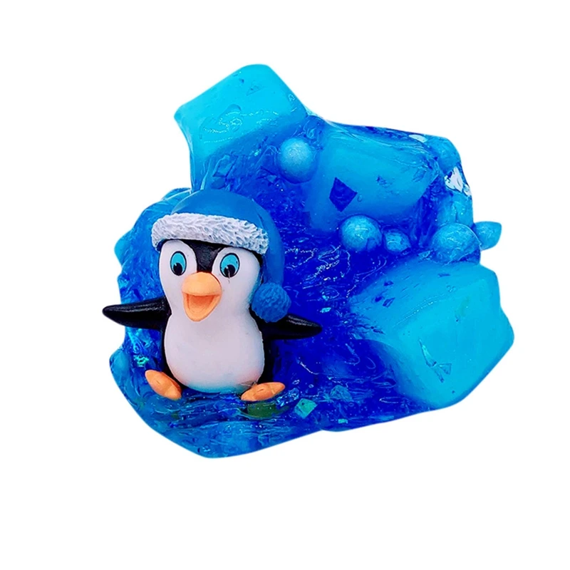 

Clay Slime Toy Plasticine Non-Toxic Clear Color Matching Mixing Cloud Penguin Surf Slimes Kids Relief Stress Intelligence Toys