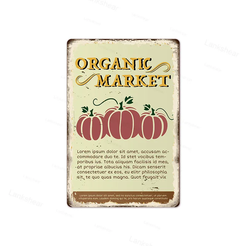 

Happy Halloween Pumpkin Tin Signs Metal plate Vintage decorations for house wall bar Art Party Decor