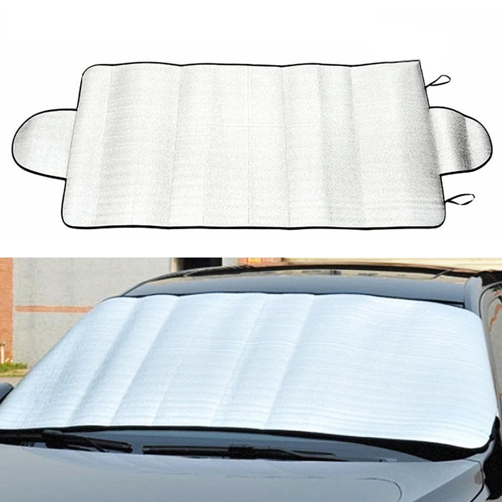 

Car Windshield Sun Shade UV Protection Sunshade Visor Foils Reflective Film Snow Cover Caravan Off Road 4x4 Auto Accessories