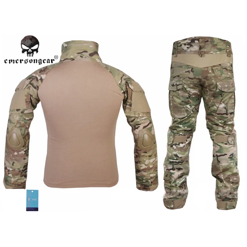 Emerson Tactical Gen2 Combat Suit Shirts Pants Military Duty Training Uniform Mens Hunting Airsoft BDU Camouflag Suits |