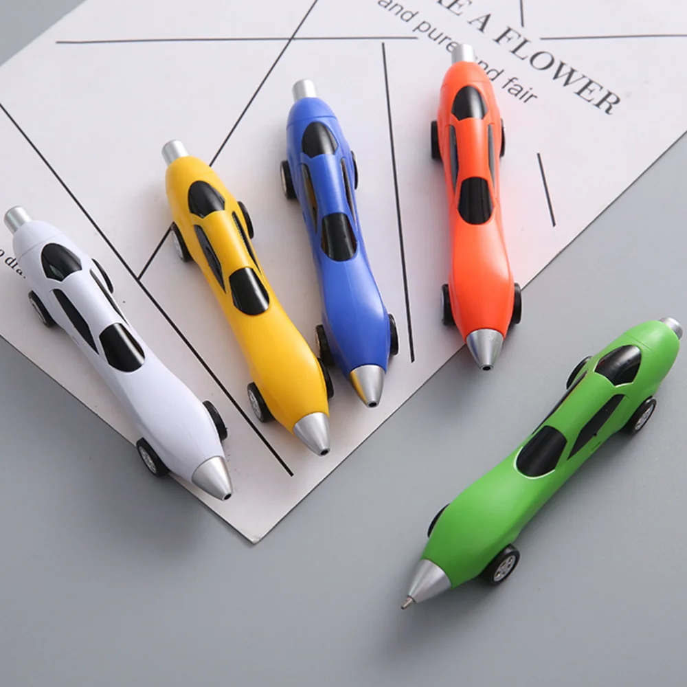 

10pcs Kawaii Cartoon Ballpoint Pen Creative Car Point Pens Boy Gift Writing Stationery Office School Supplies