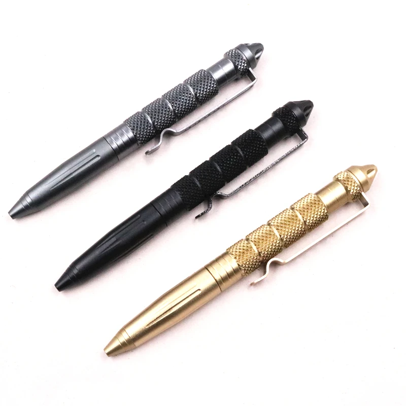 Тактическая ручка для самозащиты многофункциональный алюминиевый