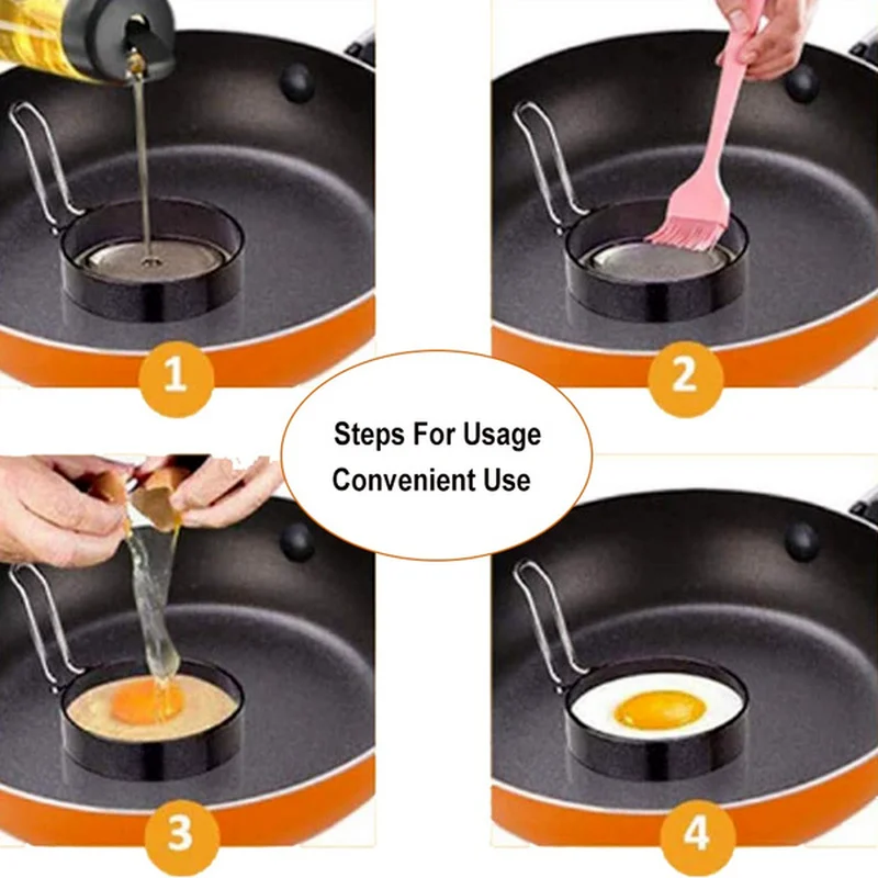 Антипригарная круглая форма сделай сам из нержавеющей стали для оладий