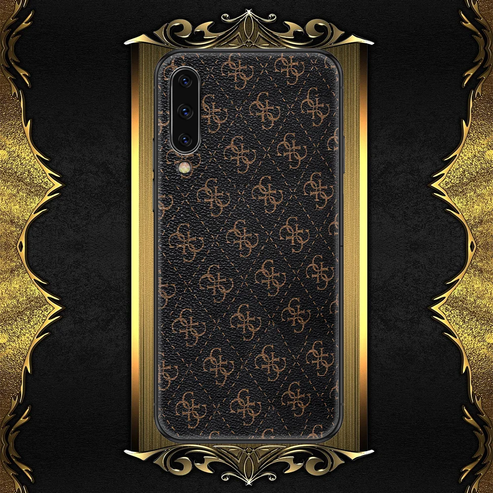 

Luxury Fashion brand Guesses Phone case For Samsung Galaxy A 3 5 7 8 10 20 21 30 40 50 51 70 71 E S 2016 2018 4G black silicone