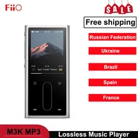 used fiio m3k hi res lossless music player mp3 sport digital audio ak4376a dac chips high fidelity recording 24 hours battery