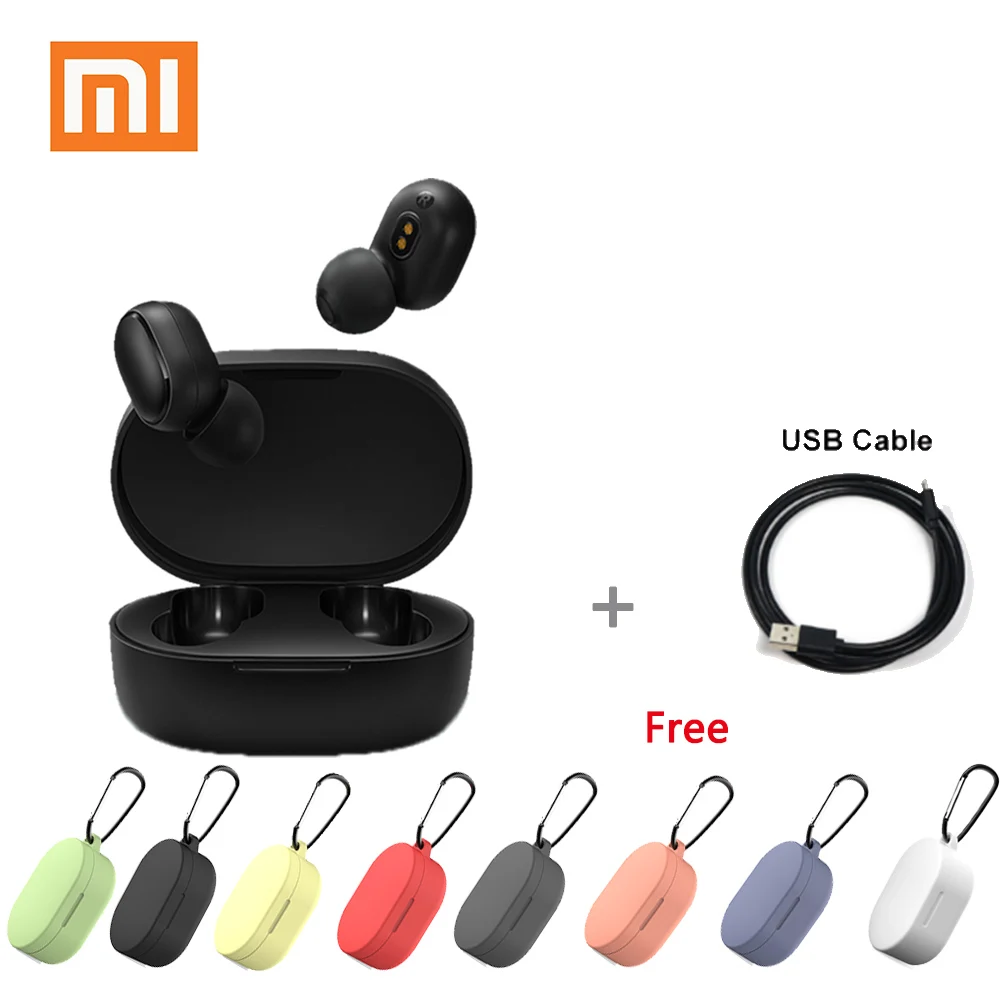 Xiaomi Redmi Airdots TWS 5 0 Bluetooth наушники стерео активная шумоподавление Беспроводные с