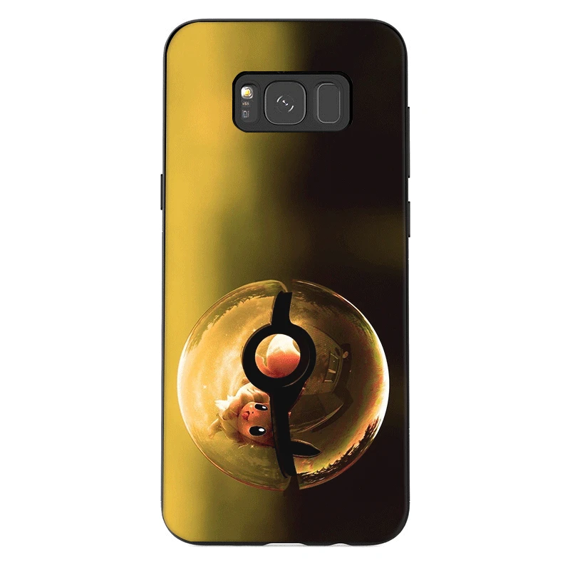 B7 Мобильный чехол для телефона из термополиуретана для samsung Galaxy A50 A70 A10 A30 A40 A3 A5 A6 A7 A8 A9 J6 Защитная крышка с рисунком Пикачу - Цвет: B7