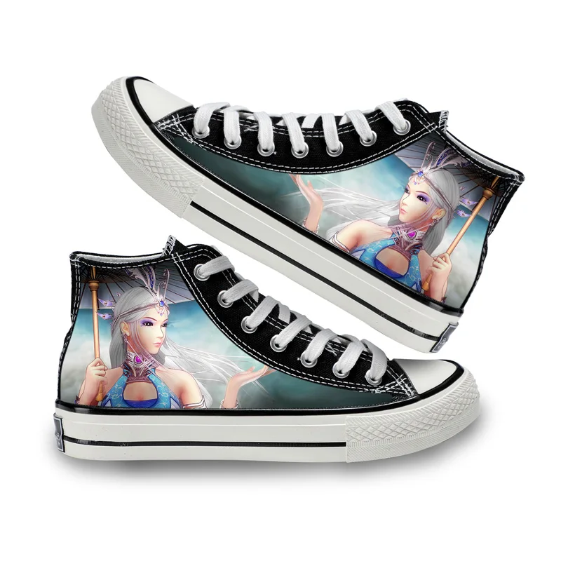 

Повседневные холщовые кроссовки, унисекс, аниме, Cos The Legend of Qin