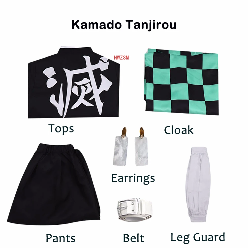 Кимоно для косплея из м/ф рассекающий демонов | Тематическая одежда и униформа