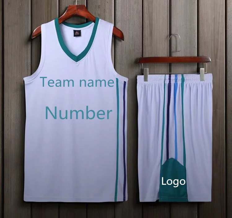 Новый сезон Новая баскетбольная форма взрослый размер один задний карман