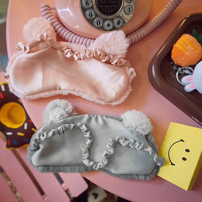 Kawaii плюшевая маска для глаз кролика коала сна девочек плюшевые игрушки детей