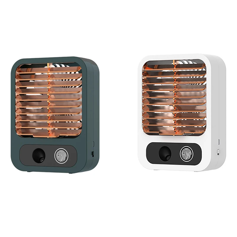 

Настольные квадратные мини-вентиляторы с зарядкой через USB, портативный уличный маленький вентилятор, мини-воздухоохладитель, бытовая элек...