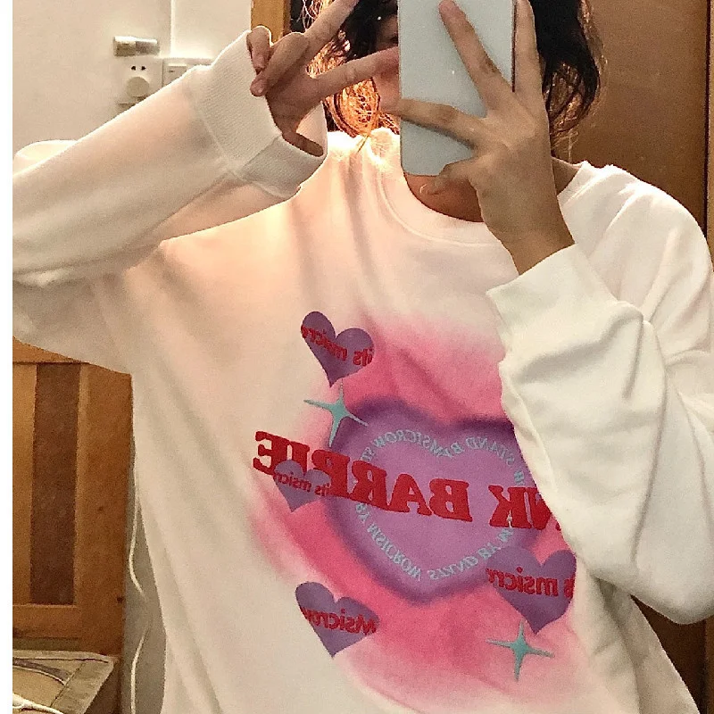 

Свитер с капюшоном большого размера, женское осенне-зимнее корейское пальто, свободная верхняя одежда