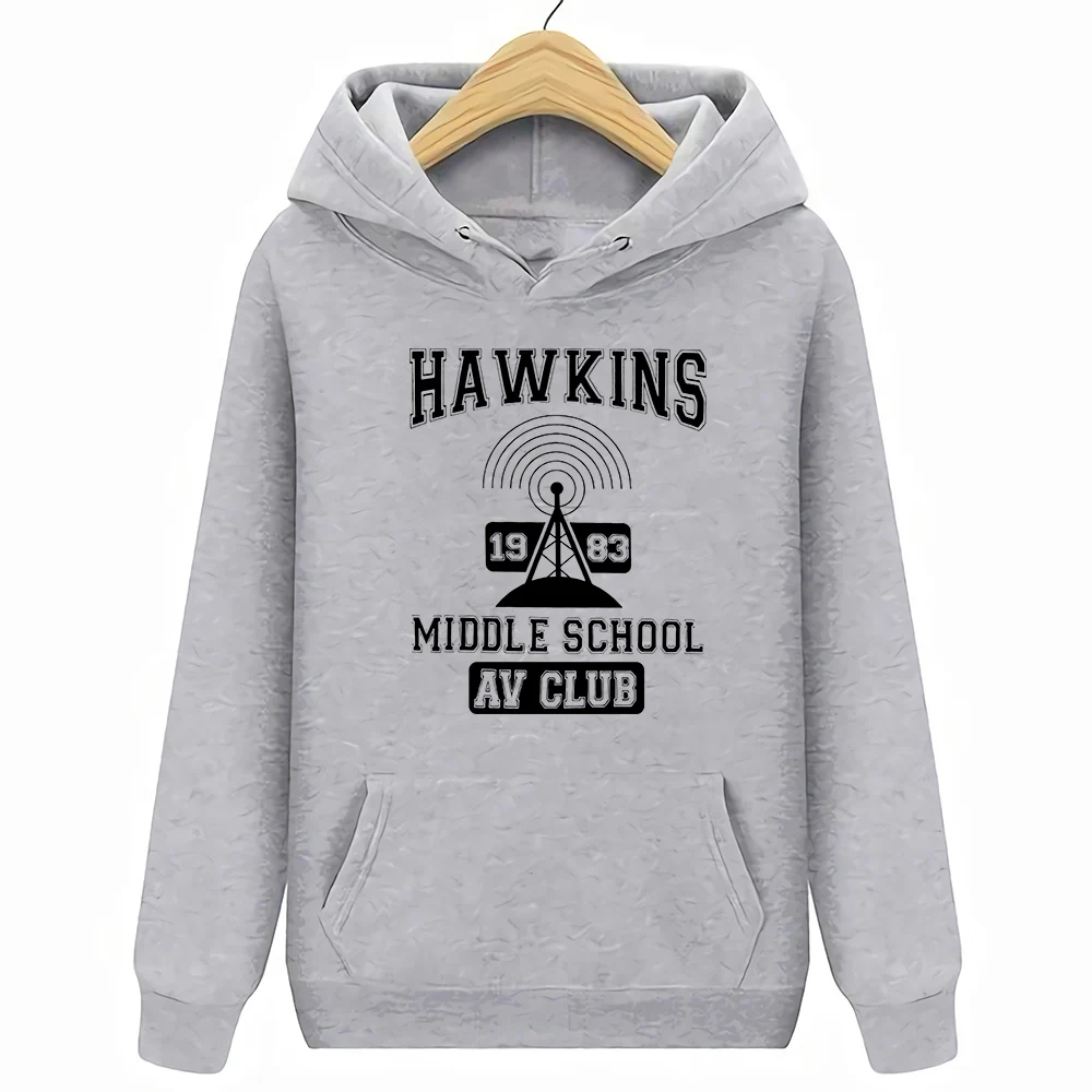 Hawkins School Stranger Things Fan мужские S 3XL толстовки|Мужские толстовки и свитшоты| |