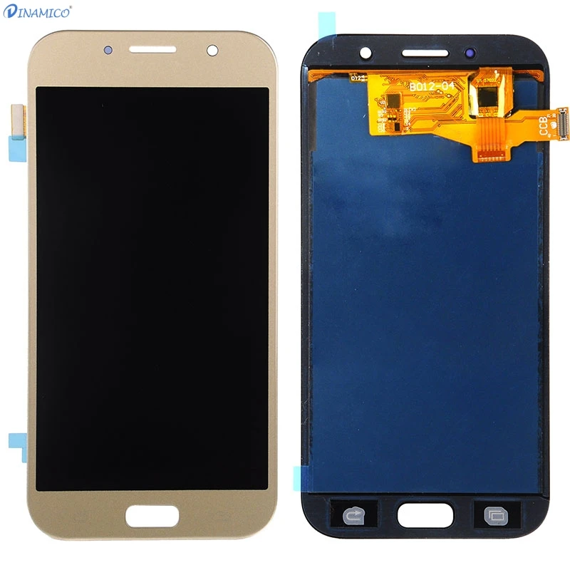 Dinamico продвижение A720 ЖК-дисплей для samsung Galaxy A7 ЖК-дисплей A720F сенсорный экран дигитайзер сборка