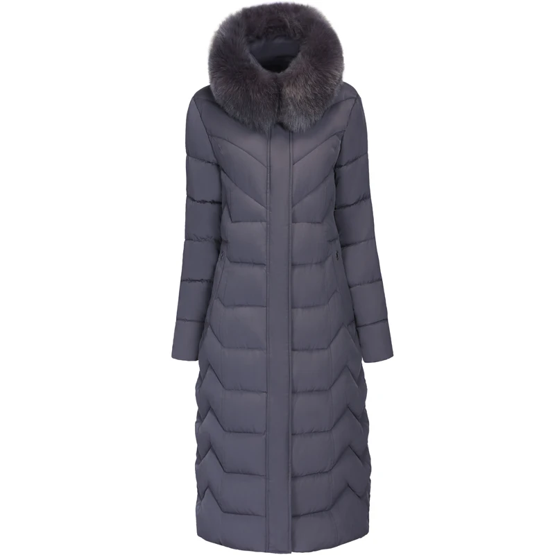 

Plus Size 6XL Winter Coat Women Long Parkas Hooded Fur Collar Warm Thicken Casual Winter Down Jacket Women Cotton Padded Ourwear