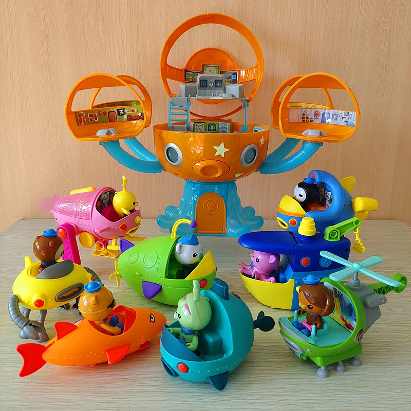 Осьминожки Актопод Замковое Путешествие Игровой Набор Барнаклс Квази Песо Даши Твик Фигурки Действия Игрушки Куклы Детский Подарок на День Рождения.
