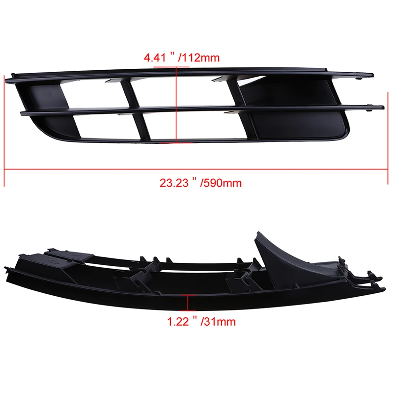 Posbay авто передний правый боковой бампер Нижняя решетка для гриля