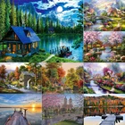 5D алмазная живопись сделай сам, строительная серия, Полный алмаз, ручная работа, модель, украшение для дома и спальни, подарок