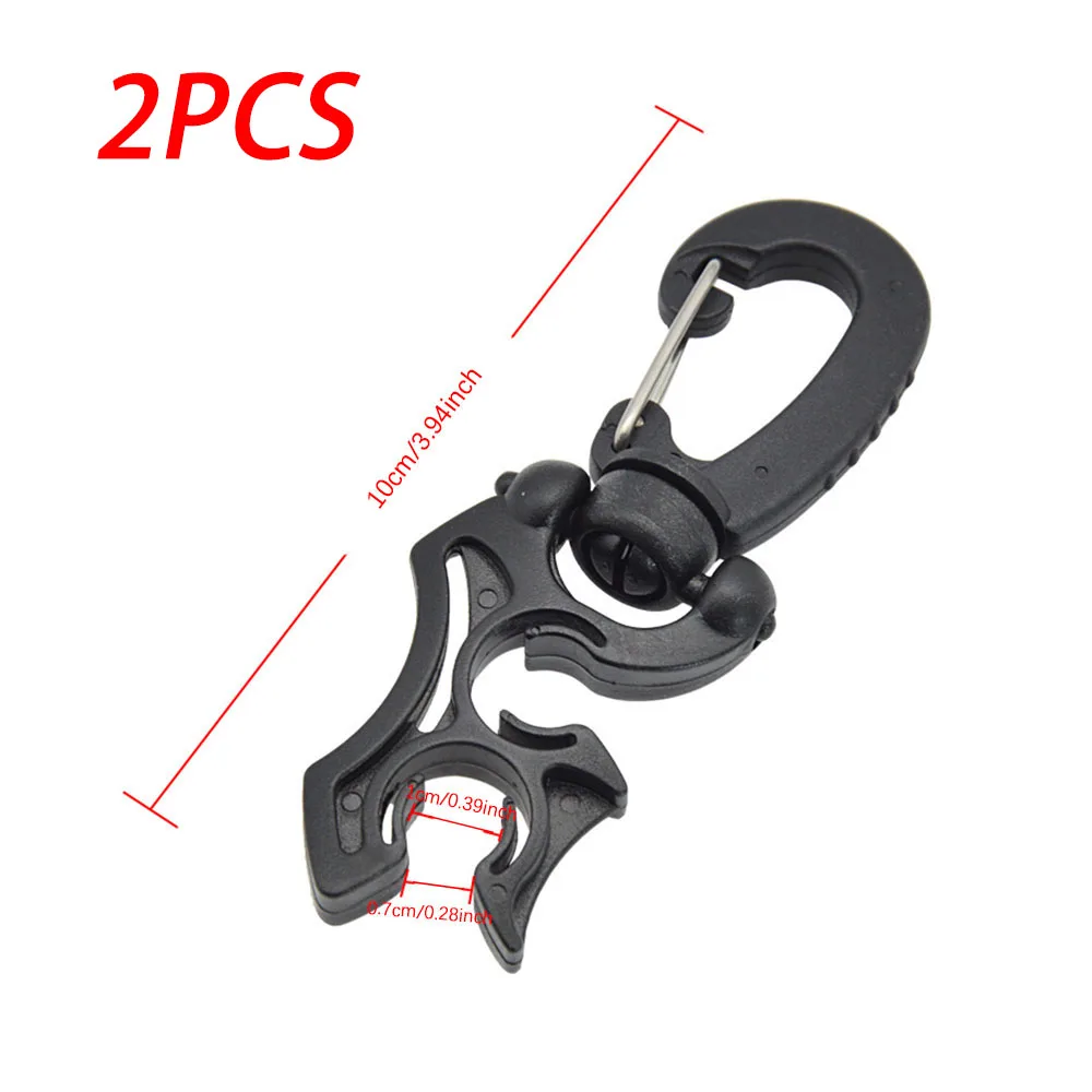 

Scuba Diving Double Regulator Hose Holder With Rotatable And Foldable Clip Octopus Hose Retainer Keeper Diving Tool Water Sport