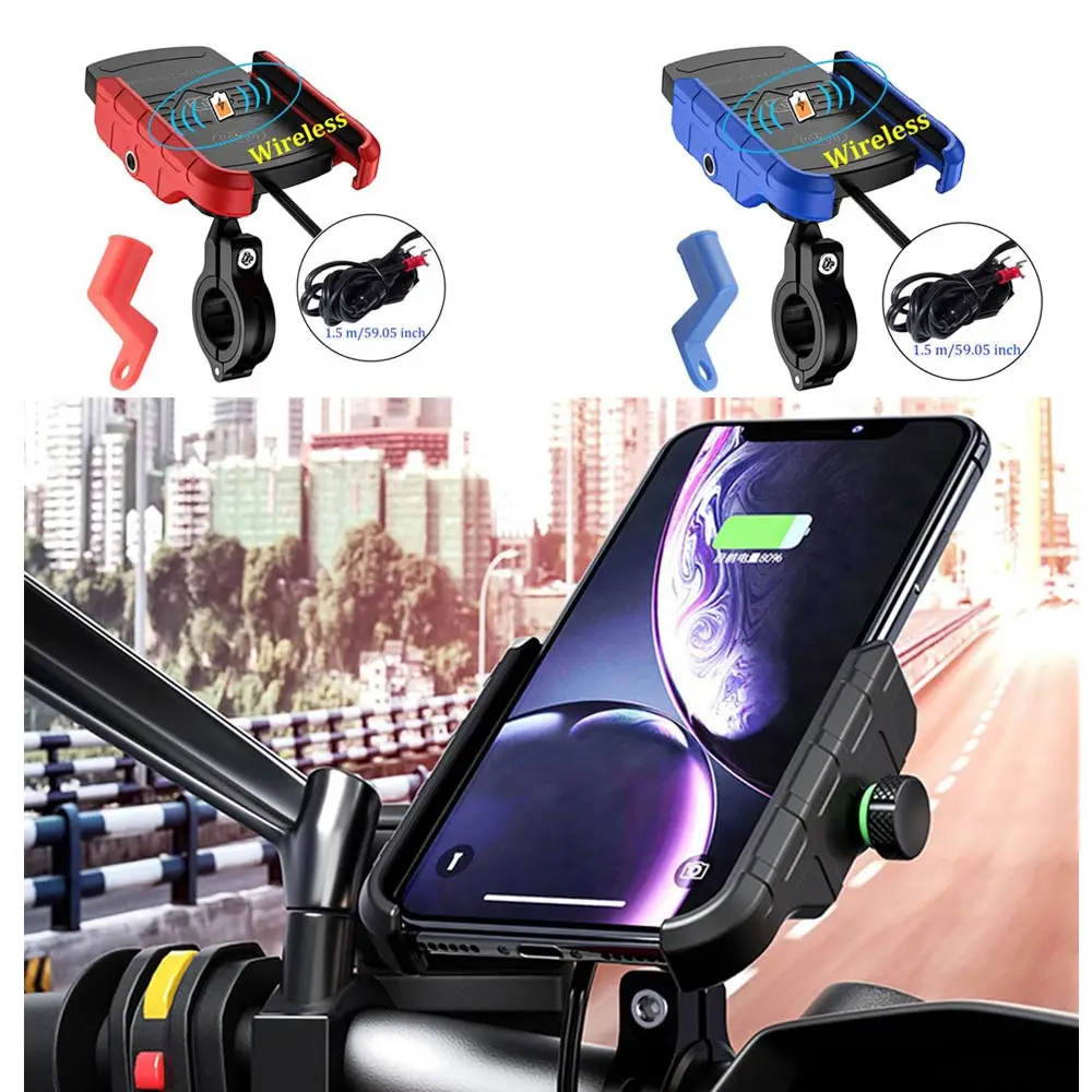 Держатель для телефона мотоцикла беспроводное зарядное устройство постоянного