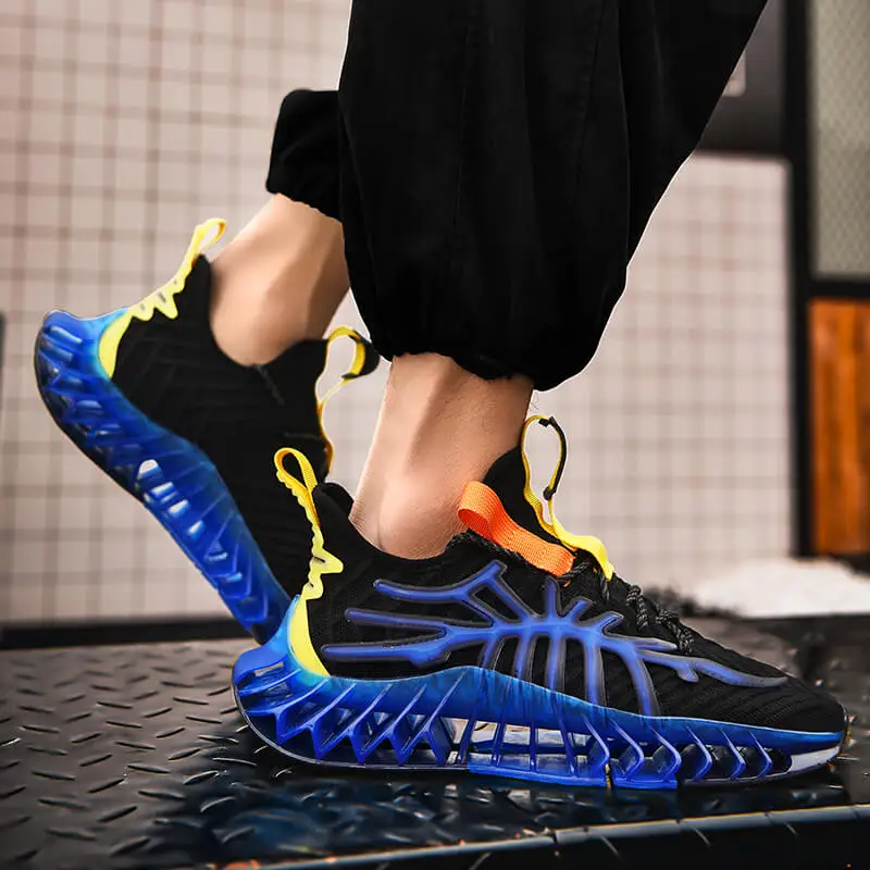 

High Quality Men Sneakers 2021 Summer Fashion Chunky Sneakers for Men Trendy Cushioning Sports Shoes Blade Running Shoes Man