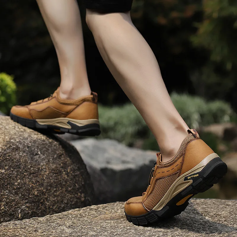 

Tourism New 2021 Personality Sneakers For Men Low Cut Shoes Driving Comfortable Office Business Wear-resistant High Quality