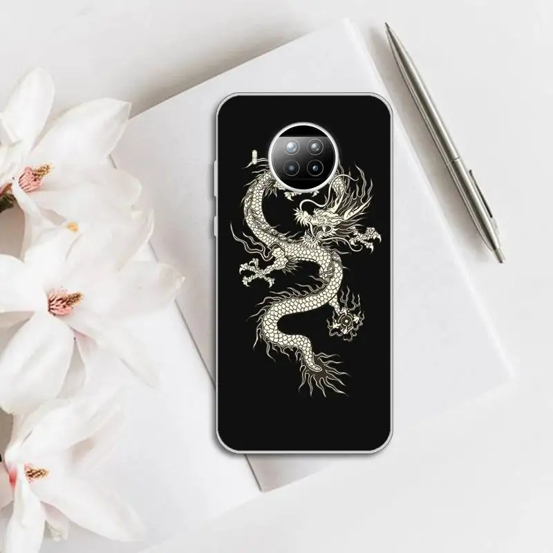

Dragon Phone Case Transparent for Xiaomi mi note 10 8 9 t HUAWEI p30 40 11 Samsung S 8 9 10 20 pro lite