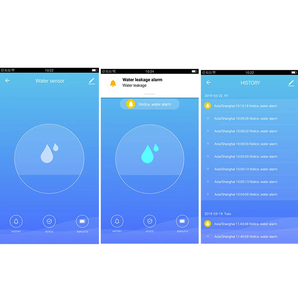 Wi Fi датчик утечки умный дом перерасход охранной сигнализации детектор воды Tuya
