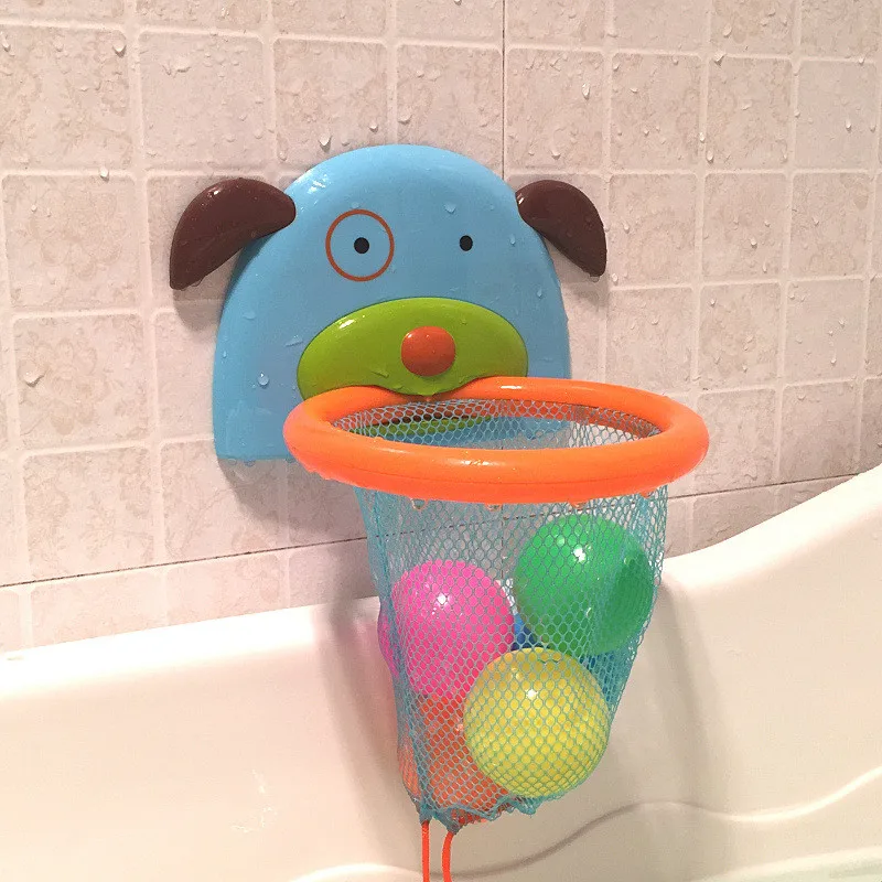 Детские игрушки для ванной стрельбы морской мяч Детская игра водяная корзина