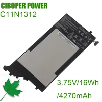 cp original new laptop batter c11n1312 3 75v19w for notebook t series tx201la pad transformer book tx201l tx201la
