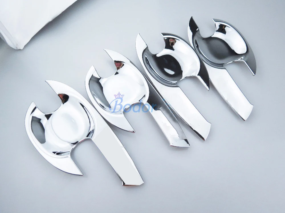 Хромированный Стайлинг автомобиля дверная ручка чаша вставка отделка верхний