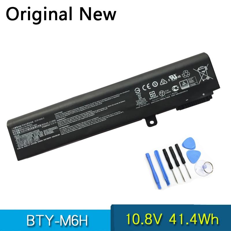 Новый оригинальный BTY M6H ноутбук Батарея для MSI GE62 GE63 GE72 GE73 GP72 GP62 GL62 GL72 GT62 MVR Очки