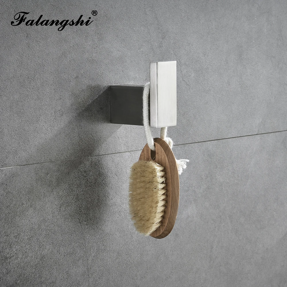 Матовый набор аксессуаров для ванной комнаты крючок халата из нержавеющей стали