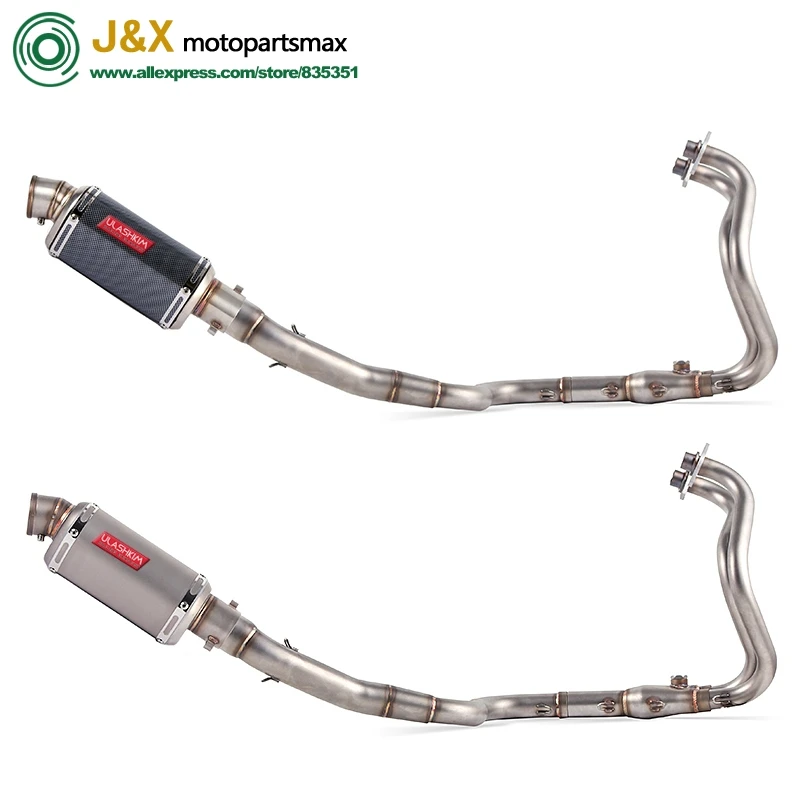 

Ninja250 nanja300 nanjia250r глушитель для мотоцикла контактная средняя труба для Kawasaki Ninja 250R 250 300 2014-2015 слипоны