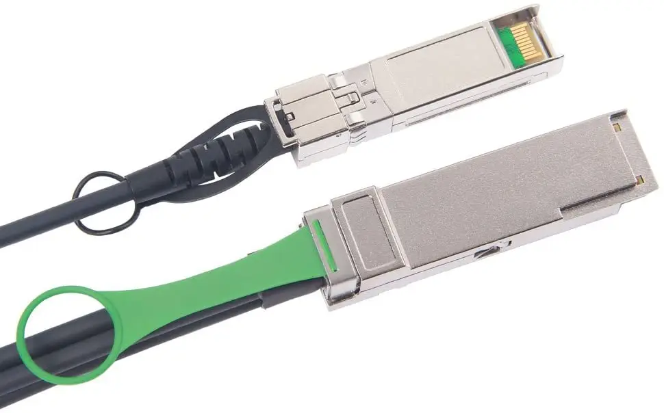 40G QSFP+ to 4xSFP+ Breakout DAC - 40GBASE-CR4 Passive Direct Attach Copper Twinax QSFP to SFP Cable for Cisco QSFP-4SFP10G-CU5M