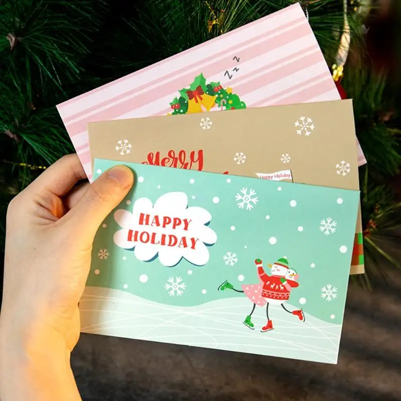 Поздравительные рождественские открытки шириной дюйма высококачественные