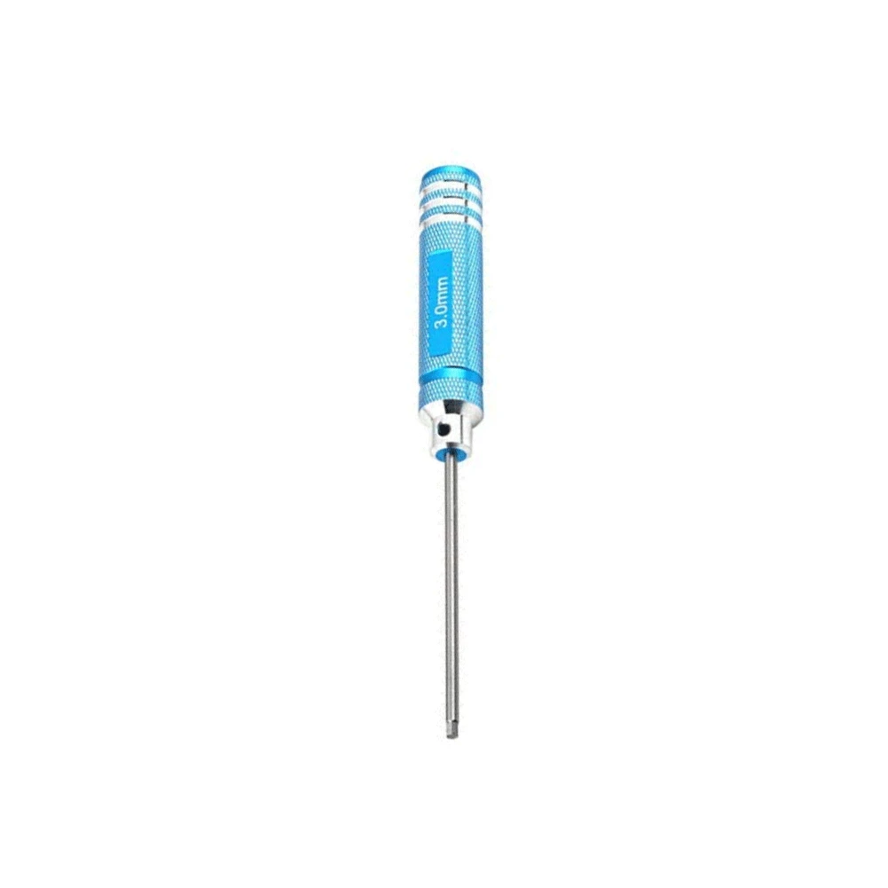 

4pcs Metal Wrench Diamond Shaped Inside Hex Wrench Survival Tool Blue