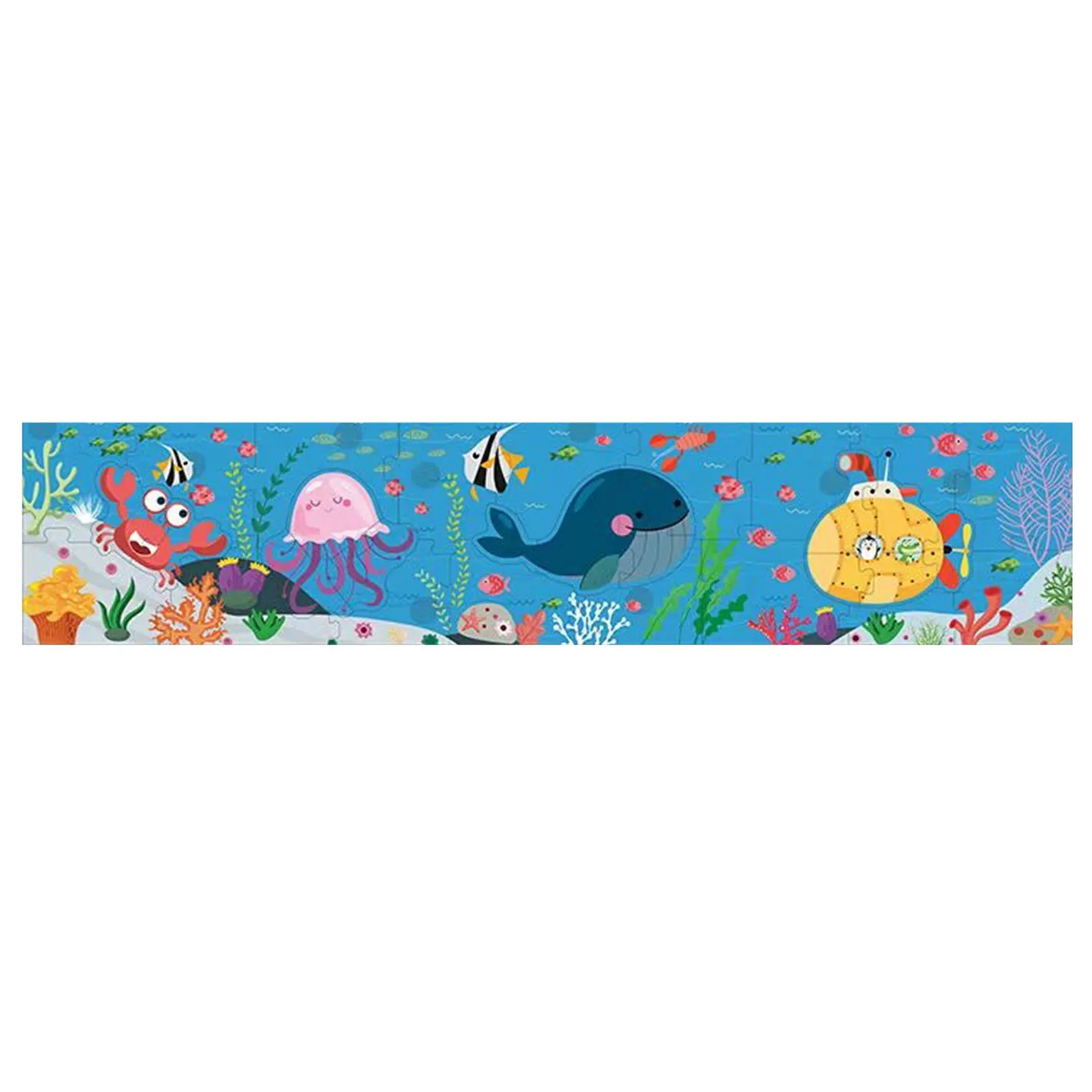 

Kid 30 Pieces Jigsaw Luminous Underwater World Paper Puzzle Adult Children Toys Gifts Children's Toys