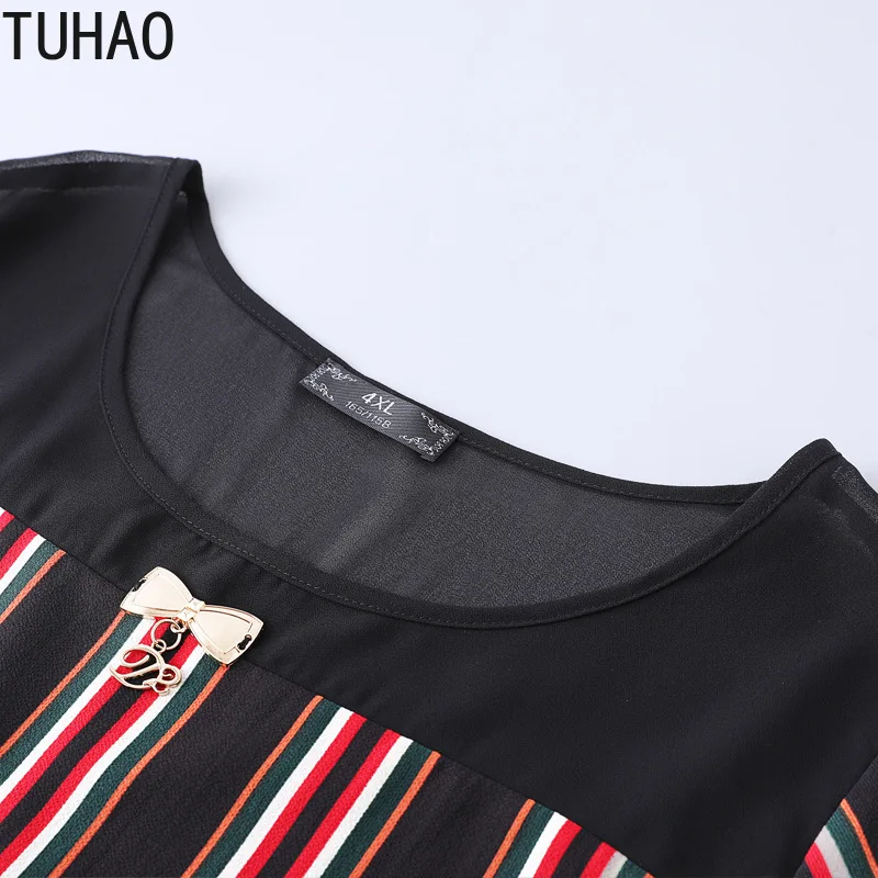 TUHAO женские топы элегантные официальный леди Buiness Стиль 10XL 8XL 6XL размера плюс