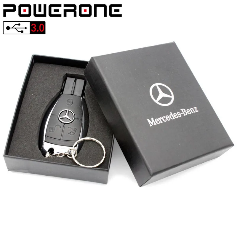 JASTER USB 3 0 Автомобильный логотип ручка-накопитель 128 ГБ флеш-накопитель 64 Mercedes Benz